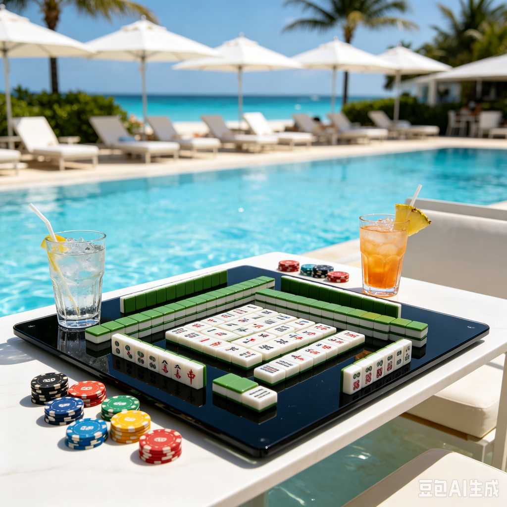 small portable mahjong set